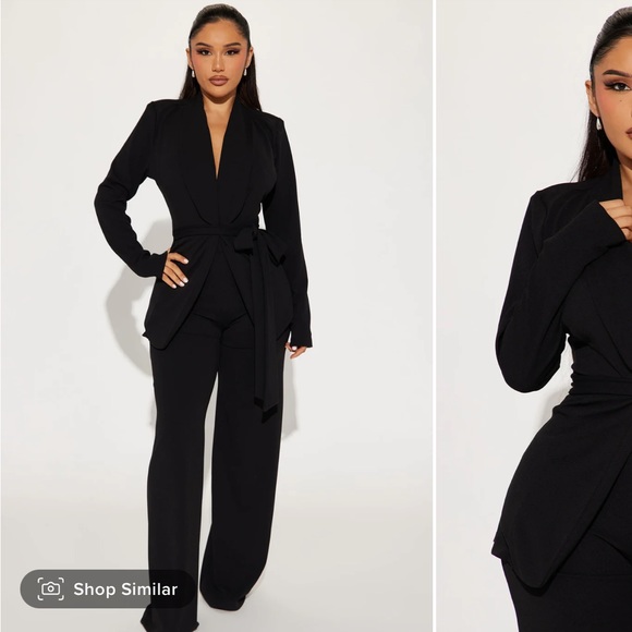 NWT Fashionnova Two Piece Suit Set - Picture 1 of 4
